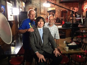 L to R: Dave Hoekstra. Beatle Bob, Tom Vlodek talking about the Morells and Skeletons in St. Louis, Sept. 2, 2015